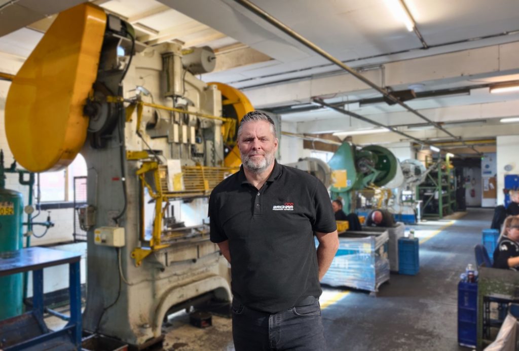 Allan Murray MD Brigham Pressings for Defece industry presswork